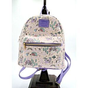 Loungefly Disney Alice In Wonderland 70th anniversary‎ Map Mini pastel Backpack